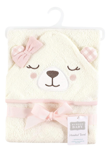 Toalla Unisex De Algodón Con Capucha Con Cara De Animal Para