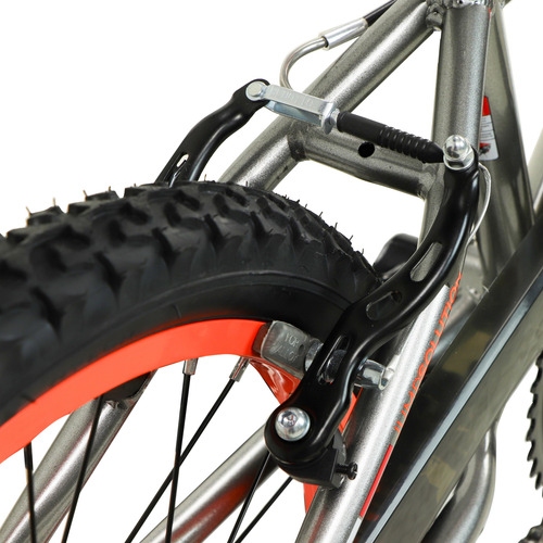 Bicicleta Benotto Agressor R20 1v. Frenos V Acero Gris/naranja