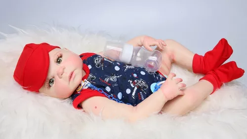 Mundo Kids - Bebê Reborn Original Menino e Menina corpo de Silicone