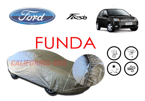 Cover Impermeable Broche Eua Ford Fiesta-2003-2005-hatchback