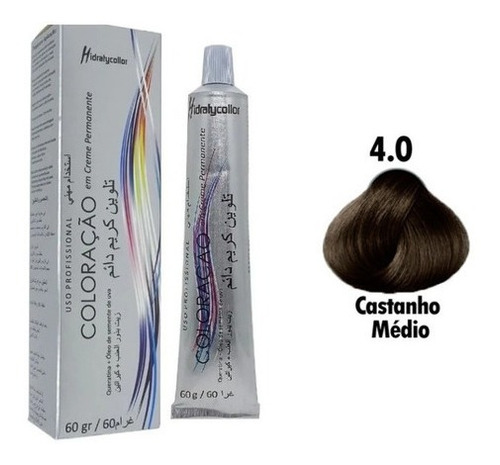 Tinta Cabelo Nº 4 Castanho Médio Mairibel / Hidraty Collor