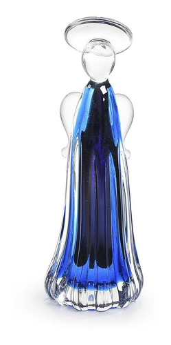 Anjo Em Cristal Murano Azul Oxford - São Marcos