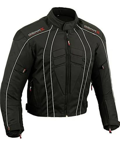 Chaqueta De Moto Gearx Dry-lite Impermeable Y Protectora