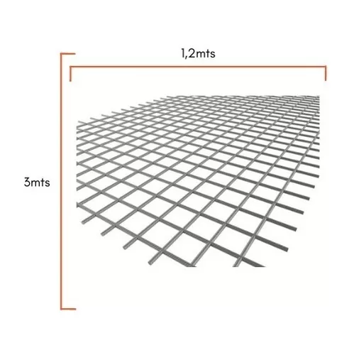 Malla Electrosoldada Job Shop 50 X 50 2,6mm 1,20 Mts X 3 Mts