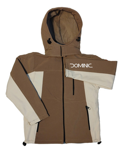 Campera Impermeable Niño Neopreno Lisa/comb Lt Titanium Np3