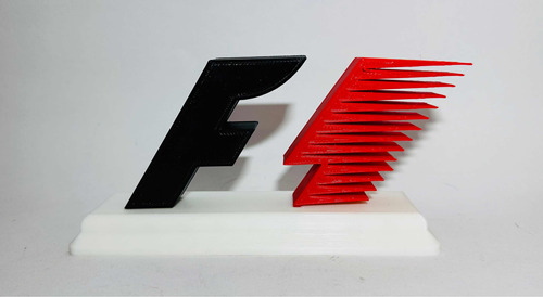 F1 - Velocidad - Logo 3d - Formula 1.