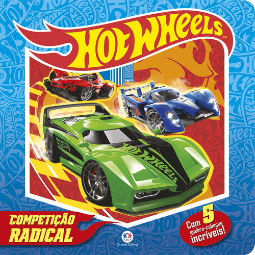 Hot Wheels - Competição animal, de Cultural, Ciranda. Série 5 quebra-cabeças divertidos Ciranda Cultural Editora E Distribuidora Ltda., capa mole em português, 2018