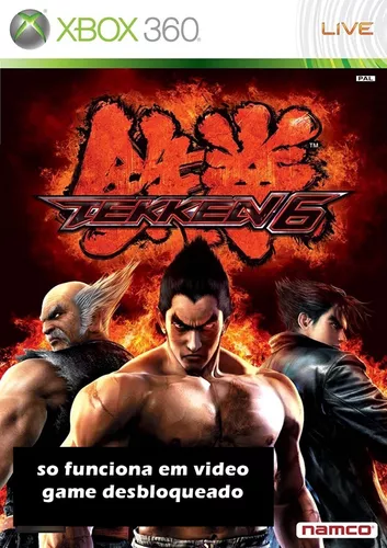 Jogo De Luta Tekken 6 Xbox 360 Original Mídia Física