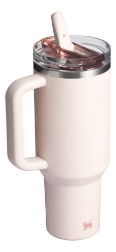 Vaso Termico Stanley Quencher Protour Flip Straw 1.18l Full Rose Quartz