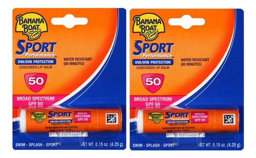 Banana Boat Sport Spf 50 - Blsamo Labial Protector Solar (pa