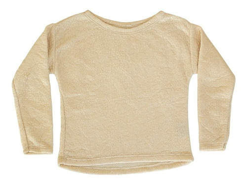 Sweater Corderito Con Foil Curva Completa 7 Talles! Piedrap