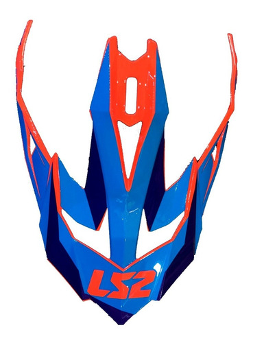 Ls2 Visera Mx470 Subverter Nimble Azul Naranja