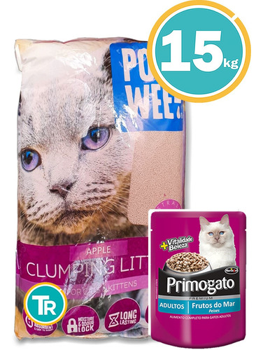 Imagen 1 de 8 de Sanitario Gato Aglomerante Bentonita + Obsequio Y E. Gratis