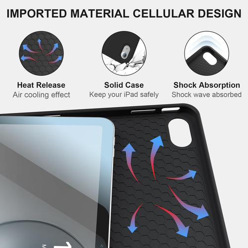 Funda Para Ipad 10ª Generación Con Teclado Y Lápiz Universal Color