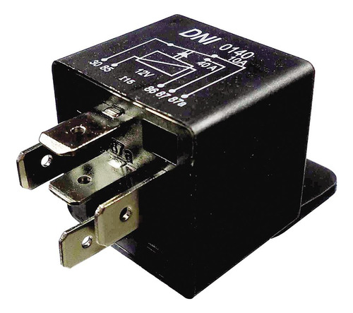 Relé Auxiliar Universal - 12v - 40/10a Dni 0140