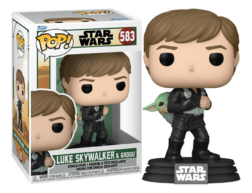 Funko Pop Star Wars The Book Of Boba Fett: Luke & Grogu 583