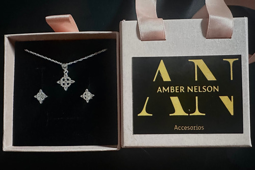 Conjunto Nudo De Brujas Plata Fina Protección Collar Y Aros