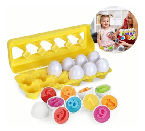 Huevos De Juguete Educativos Plaprender Colores Para Niños