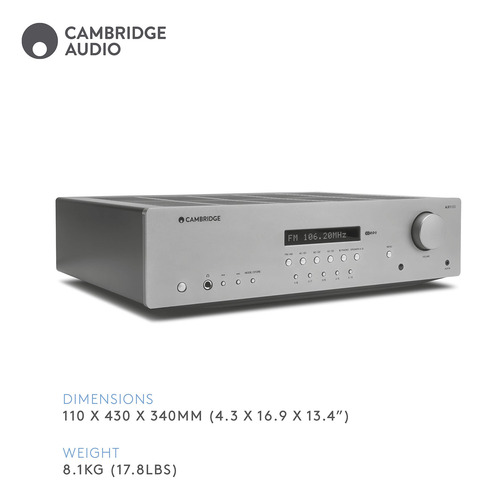 Receptor Estéreo Cambridge Audio Axr100 De 100 Vatios Con