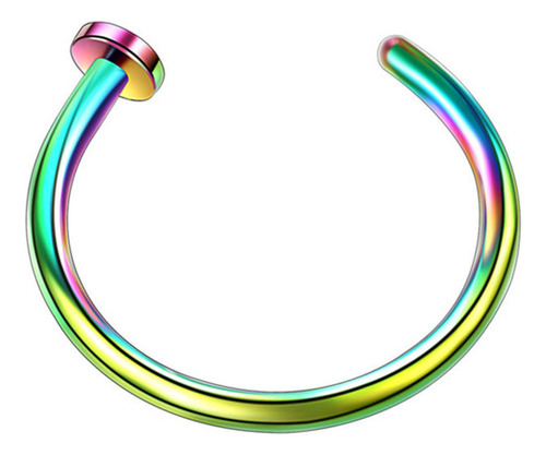Piercing Falso Dorado 0 8x8 Para Joyería, Aro Para Nariz, Or