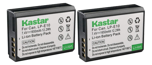 Kastar Reemplazo De Batería Lp-e10 Para Cámaras Digitales.