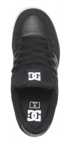 Imagen 4 de 6 de Zapatillas Dc Shoes Modelo Pure Negro Blanco Nueva Coleccion