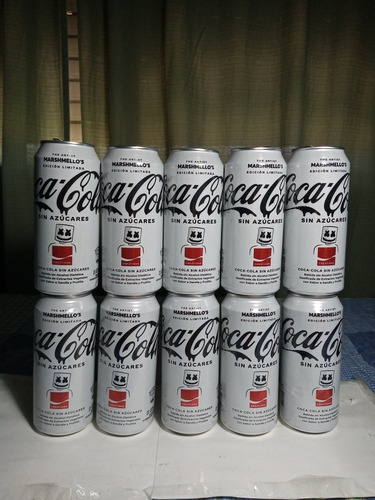 Coca Cola Marshmello Precio Por Unidad (latas Vacías) (Usado)