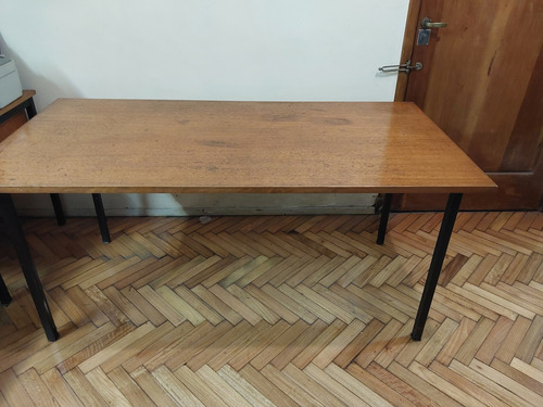 Mesa De Madera Y Metal 160x80 - Rebajado!!