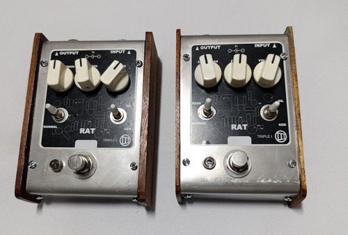 Pedal Distorsión Rat Clon True Bypass Color Negro