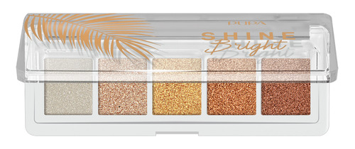 Paleta De Sombras Pupa Shine Bright Sunny Gold