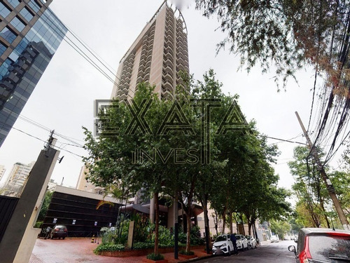 Imagem 13 de 30 de Flat À Venda No Itaim Bibi Com 40m², 1 Suíte, 1 Vaga De Garagem, Condomínio: Esse Condomínio Dispõe De: Piscina, Academia, Brinquedoteca E Quadra Esportiva - Fl00001 - 70214589