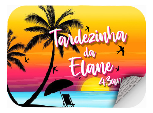 Kit 30 Rotulo Adesivo Marmitinha Personalizada 9x12 Cm Todos Os Temas Jardim Encantado