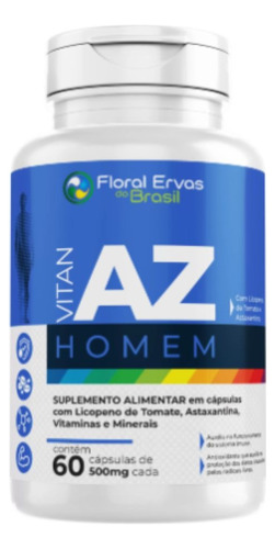 Multivitamínico Vitan Az Hombre Mujer 60 Capsulas 