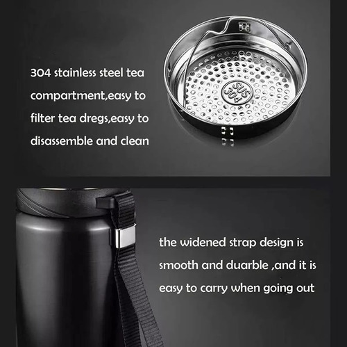 Termo Individual Termo Para Mate Botella Agua Acero Inoxidab