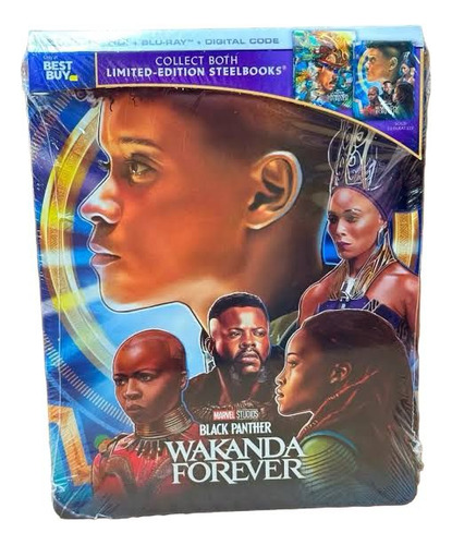 Black Panther Wakanda Forever Steelbook Bluray 4k Importado