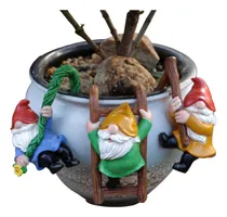 Comprar Gnomos De Jardín De Hadas Estatua De Gnomo De Jardín Al Aire