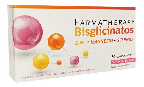 Farmatherapy Bisglicinatos Estuche X 30 Compr. De Fábrica.