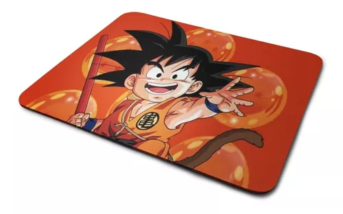 Mousepad Dragon Ball Anime Desenho Goku Gohan Super Saiyajin Esferas do  Dragão personalizado com apoio