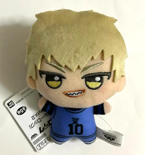 Peluche Original Jingo Raichi Blue Lock 10cm Banpresto