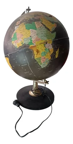 Mapamundi Lampara Retro (Usado)
