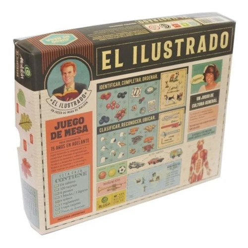 El Ilustrado Juego De Mesa Cultura General Dibujo Maldon