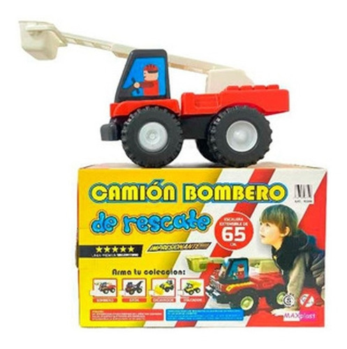Camión Bombero Con Escalera Extensible Power Truck  15089