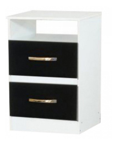 Imagen 1 de 4 de Mesa Luz Maxiking 2cajones 1 Estante Por 2 Unidades