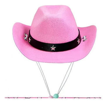 Sombrero De Vaquero Rosa Para Fiestas De Cumpleaños, Trajes