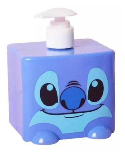 Potinho Frasco Saboneteira Infantil Pump Stitch 300 Ml