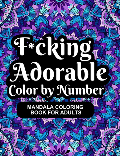 Libro: Color By Number For Adults - Mandala Coloring Book - 