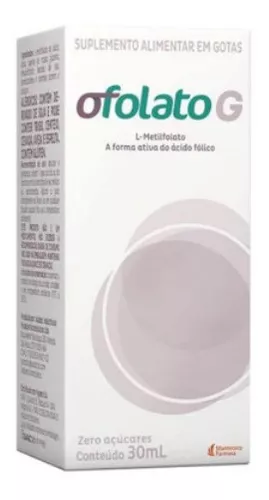 Suplemento Alimentar Ofolato G Gotas 30ml - Memed+