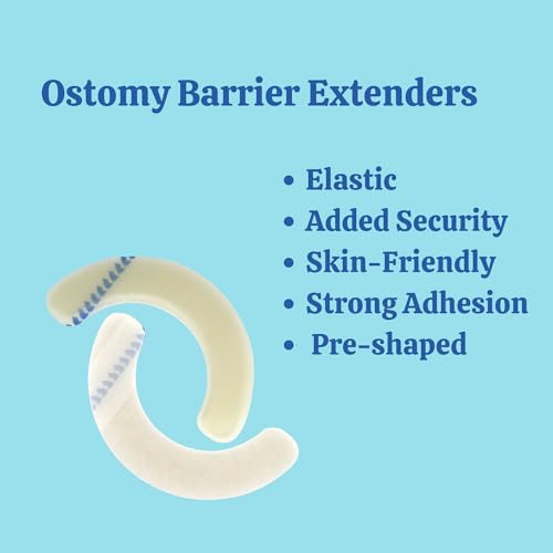 20 Tiras Elásticas De Barrera Para Ostomía Cintas Adhesivas