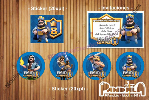 Bolsitas Para Sorpresitas Clash Royale X10