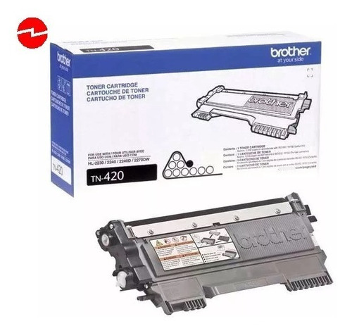 Brother Toner Tn-420 Negro Original No Alternativo